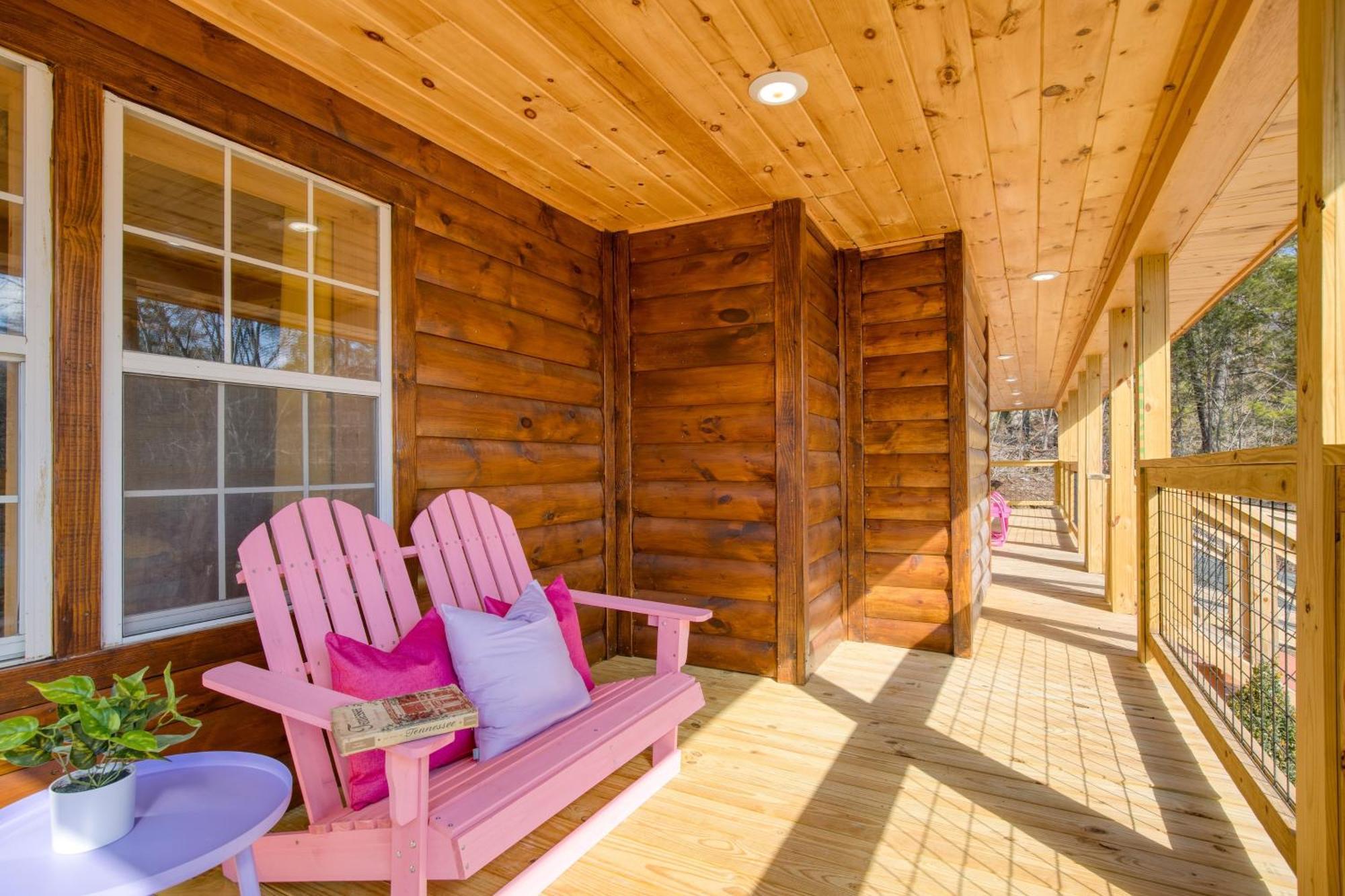 Pink Pines Avantstay Luxury Aesthetic Dream Home Indoor Pool Hot Tub Pigeon Forge Dış mekan fotoğraf