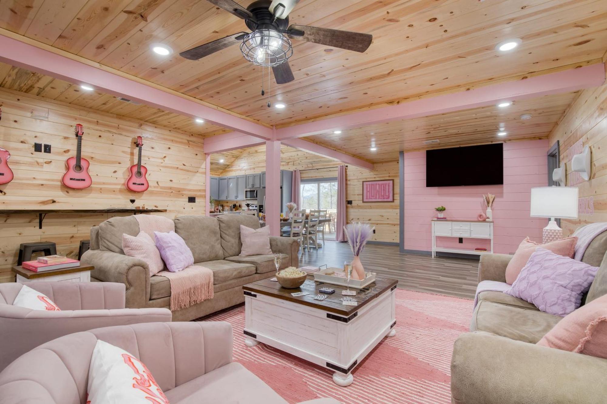 Pink Pines Avantstay Luxury Aesthetic Dream Home Indoor Pool Hot Tub Pigeon Forge Dış mekan fotoğraf